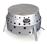 Petromax Atago Grill Kesselform Edelstahl – Barbecues und Grills (Grill, Kesselform, Gitterrost, Edelstahl, rund)