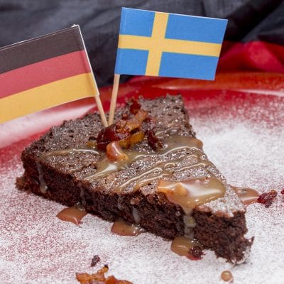 Kladdkaka - schwedischer Schokokuchen