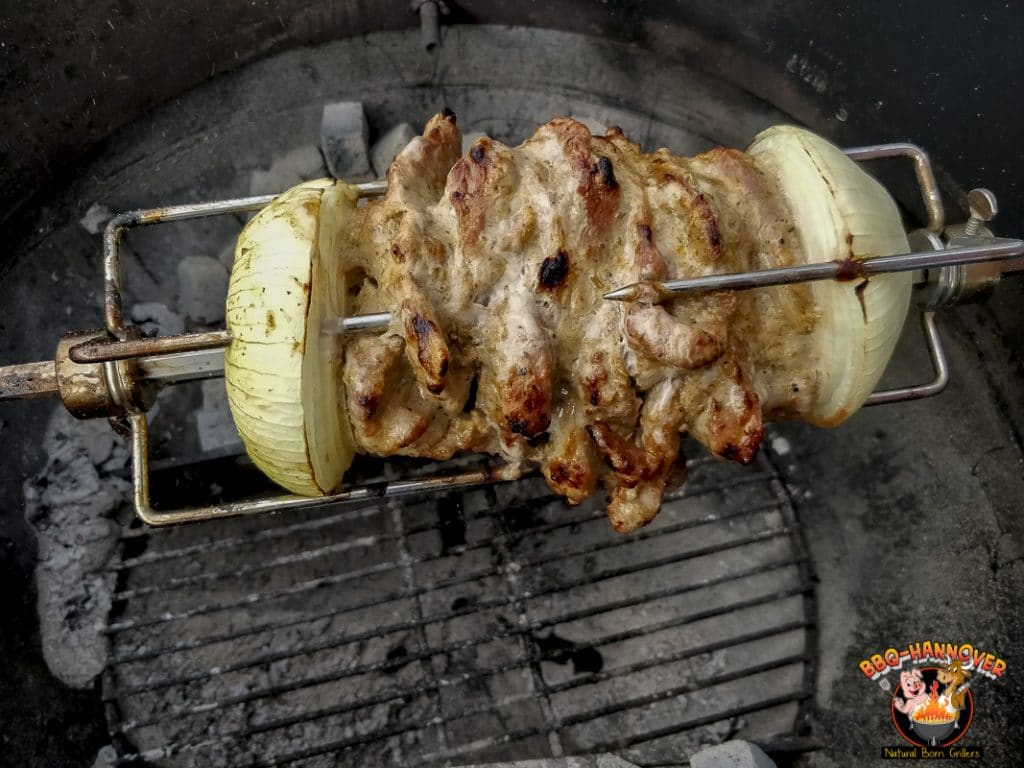 Gyros von der Rotisserie