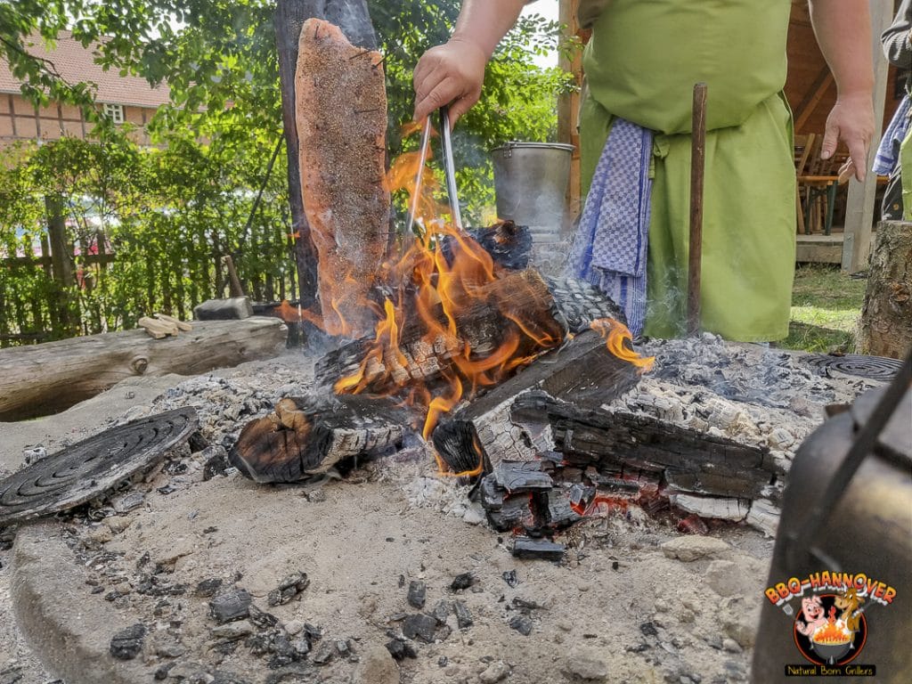 Lachs am Brett